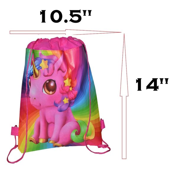 NEW  Lucky Unicorn Gift Set Silicone Watch for Kids & Drawstring Backpack - Picture 6 of 6